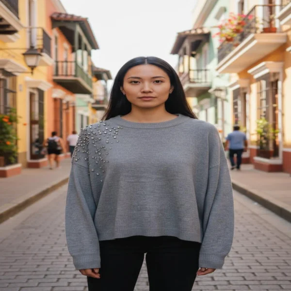 Ladies Round Neck Sweater